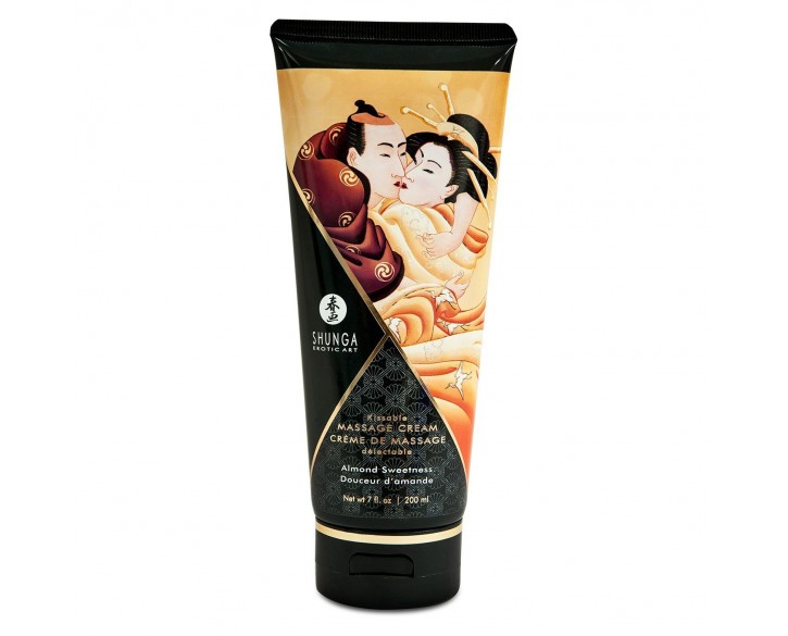 Съедобный массажный крем Shunga Kissable Massage Cream - Almond Sweetness (200 мл)