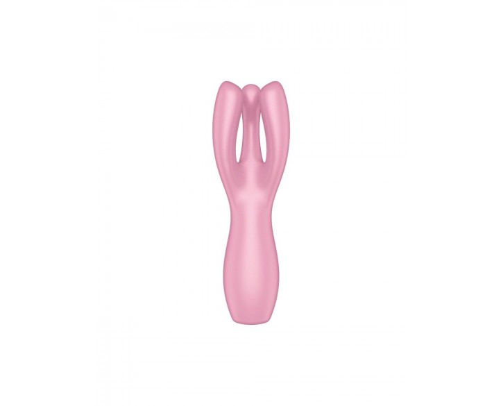 Кліторальний вібратор Satisfyer Threesome 3 Pink з трьома пальчиками