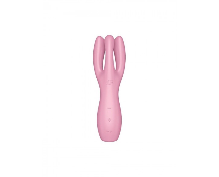 Кліторальний вібратор Satisfyer Threesome 3 Pink з трьома пальчиками