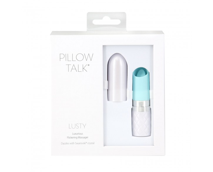 Вібратор Pillow Talk Lusty Luxurious Flickering Massager - Teal