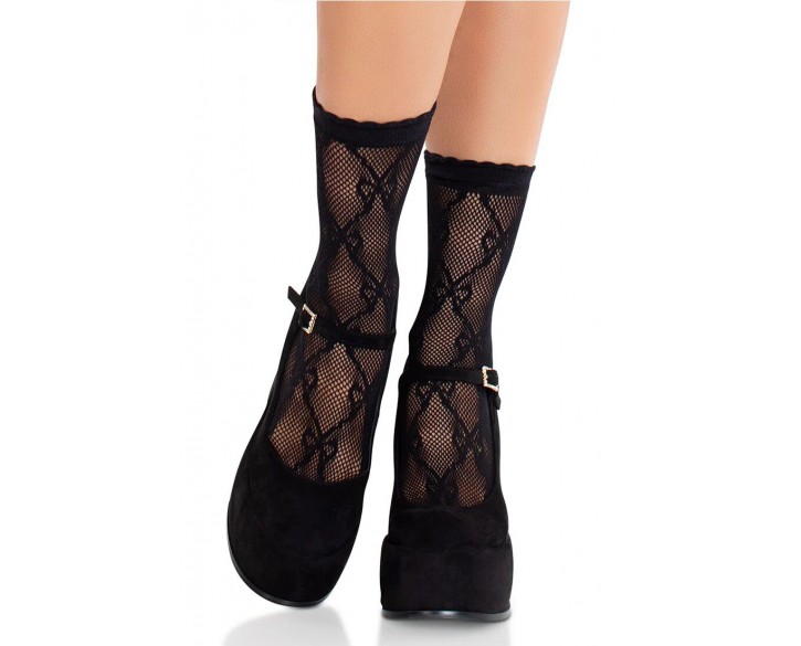 Шкарпетки Leg Avenue Bow Net Anklets