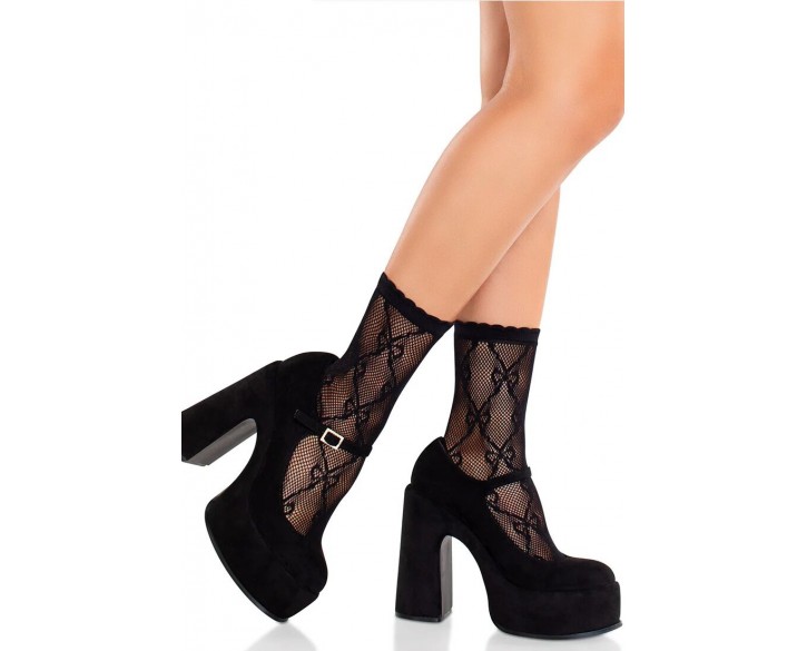 Шкарпетки Leg Avenue Bow Net Anklets