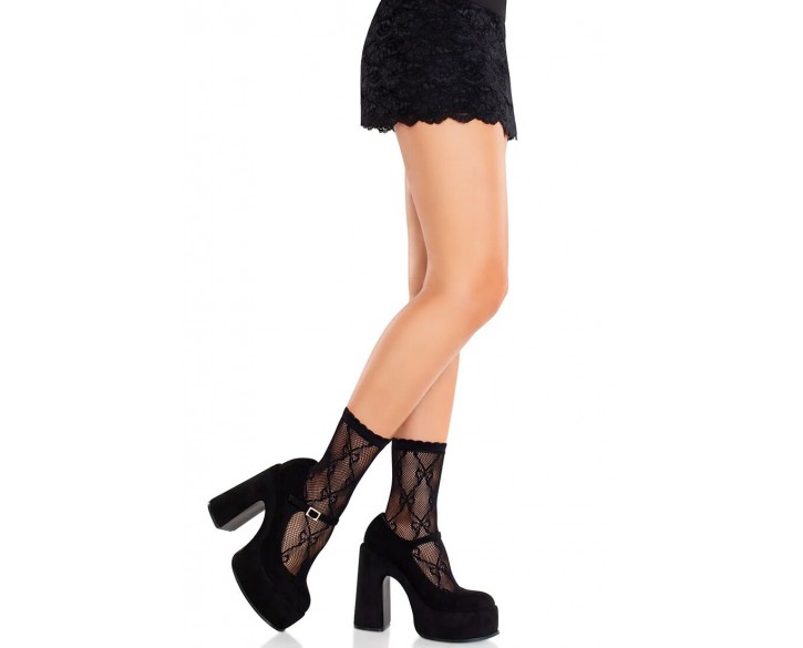 Шкарпетки Leg Avenue Bow Net Anklets