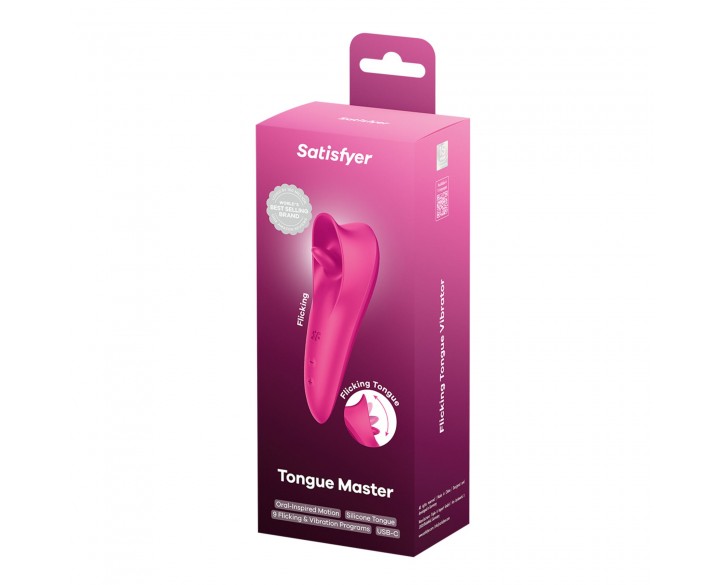 Вібростимулятор для клітора Satisfyer Tongue Master з язичком