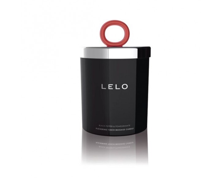 Масажна свічка LELO Massage Candle Black Pepper & Pomegranate, соєвий віск, 36 годин горіння