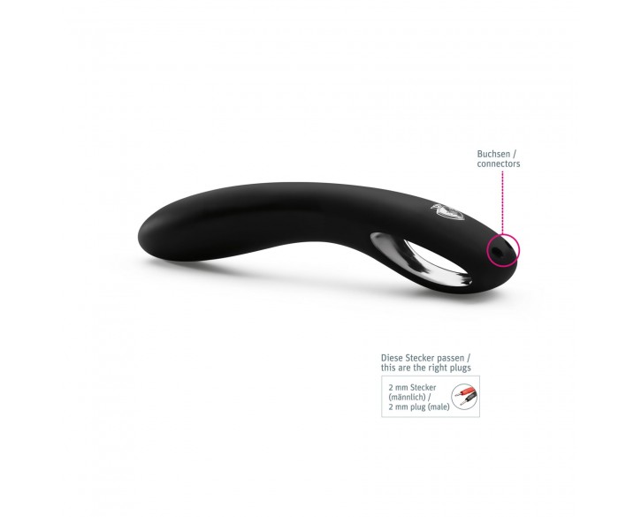 Силіконове ділдо Mystim Current Conrad для електростимулятора