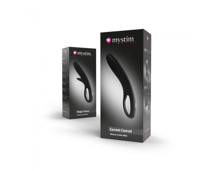 Силіконове ділдо Mystim Current Conrad для електростимулятора
