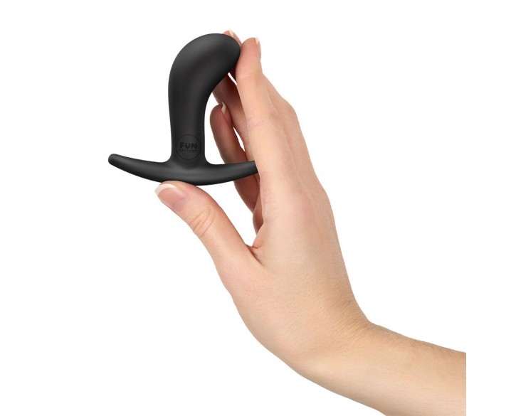 Анальна пробка Fun Factory BOOTIE S Black, діаметр 2,8 см, тонкий обмежувач