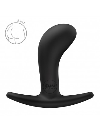 Анальна пробка Fun Factory BOOTIE S Black, діаметр 2,8 см, тонкий обмежувач
