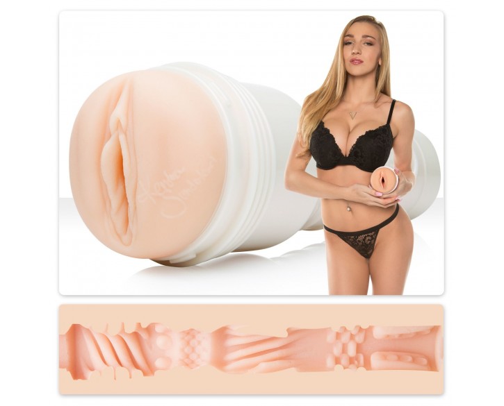 Мастурбатор Fleshlight Girls: Kendra Sunderland - Angel, зі зліпка вагіни, дуже ніжний