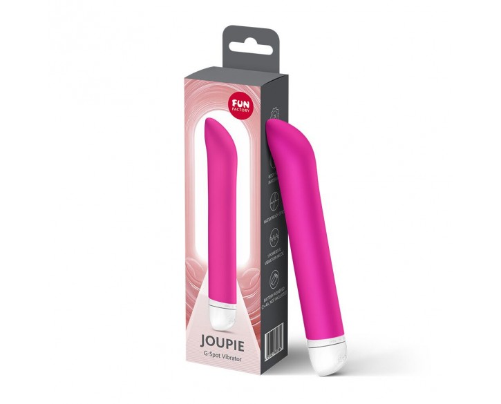 Вібратор для точки G Fun Factory JOUPIE Magenta, діаметр 2,5 см, на батарейках