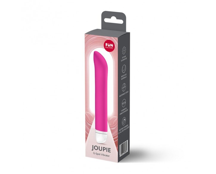 Вібратор для точки G Fun Factory JOUPIE Magenta, діаметр 2,5 см, на батарейках