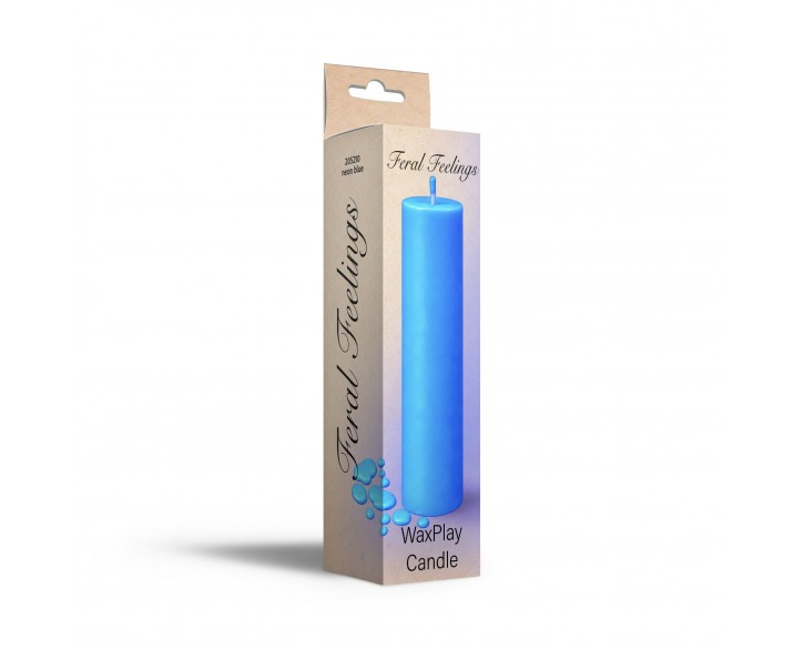 Свічка для WaxPlay Feral Feelings UV-neon 15 см Neon Blue