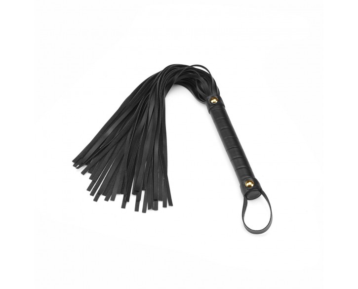 Флогер Liebe Seele Black Organosilicon Flogger