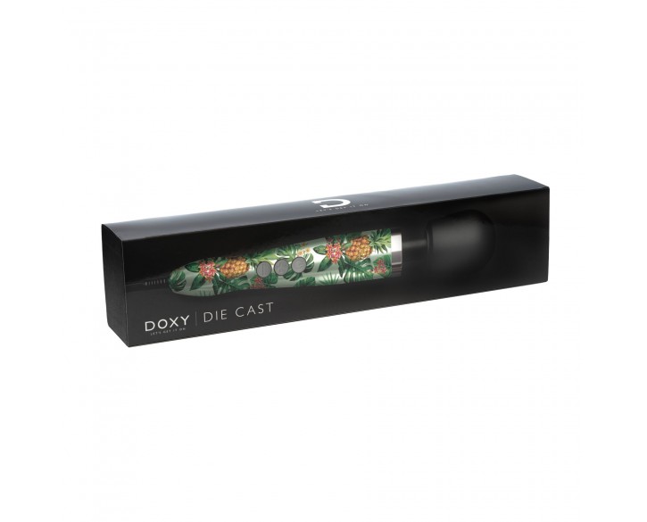 Вібромасажер DOXY Die Cast PINEAPPLE, дуже потужний, живлення 220В, металевий корпус