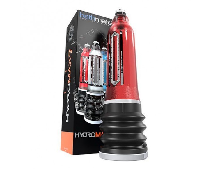 Гідропомпа Bathmate Hydromax 7 Red (X30), для члена довжиною від 12,5 до 18 см, діаметр до 5 см