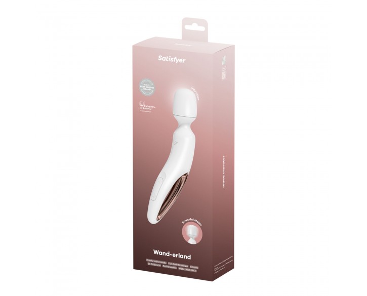 Вібромасажер Satisfyer Wand-erland (White/Rosegold)
