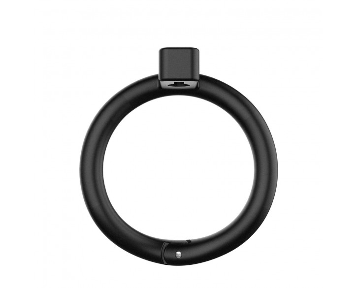 Клітка для пеніса LOCKINK SEVANDA Plastic Penis Chastity Cage, чорна, 3 кільця різних розмірів