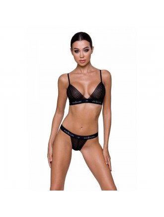 Комплект білизни GLAMISS SET black XXL/XXXL - Passion Exclusive