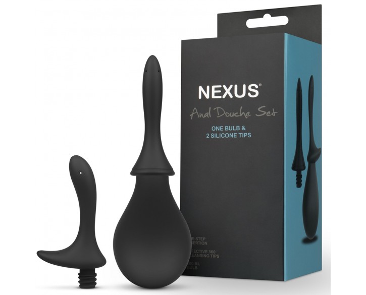 Анальний душ із двома насадками Nexus ANAL DOUCHE SET 260 ml