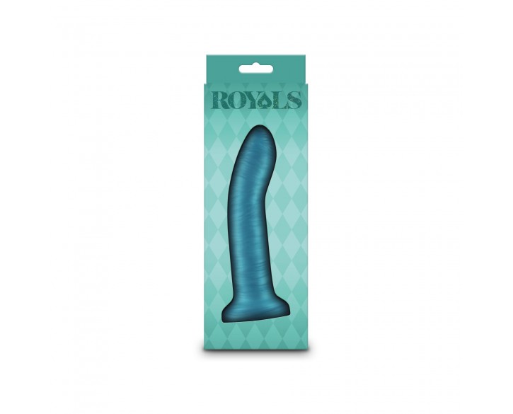 Дилдо NS Novelties Royals - 6" Charlie - Metallic Teal