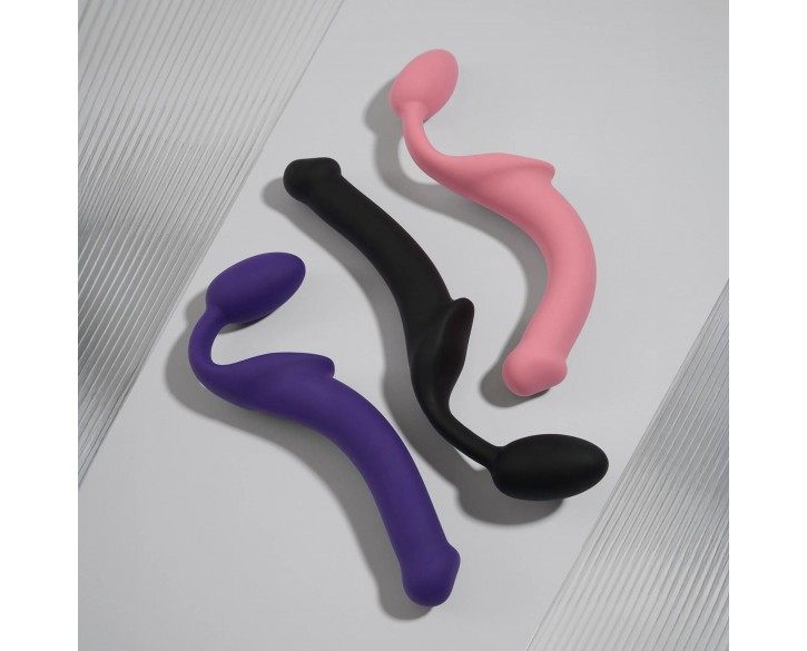 Безремінний страпон Strap-On-Me Rose S, повністю регульований, діаметр 2,7 см