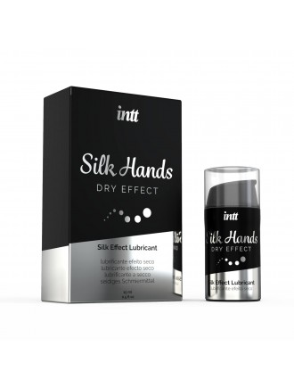 Ультрагуста силіконова змазка Intt Silk Hands (15 мл) з матовим ефектом, шовковистий ефект