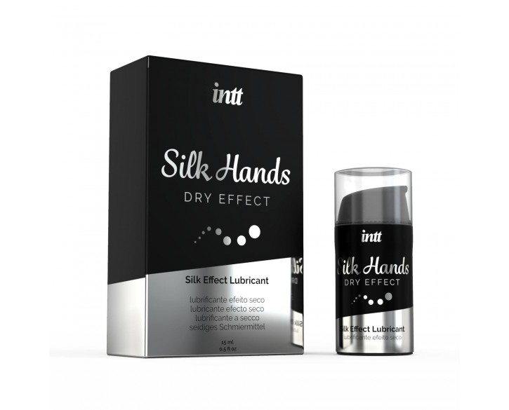 Ультрагуста силіконова змазка Intt Silk Hands (15 мл) з матовим ефектом, шовковистий ефект