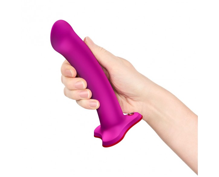 Фалоімітатор Fun Factory MAGNUM Blackberry, дуже гнучкий, довжина 18,3 см, діаметр 3,7 см