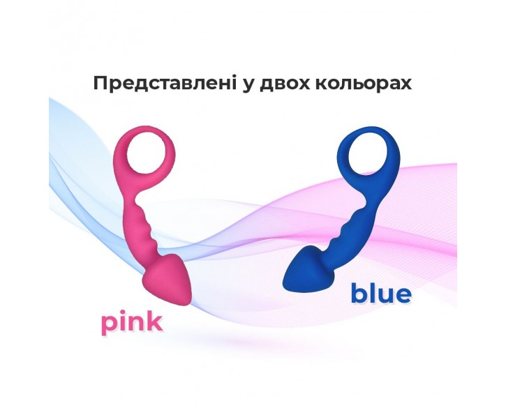 Анальна пробка Adrien Lastic Budy Pink із стимулюючою ніжкою, макс. діаметр 2,5 см