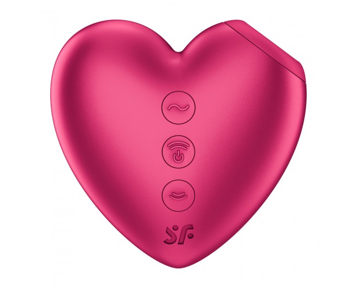 Вакуумний стимулятор-серце з вібрацією Satisfyer Cutie Heart Battery Series