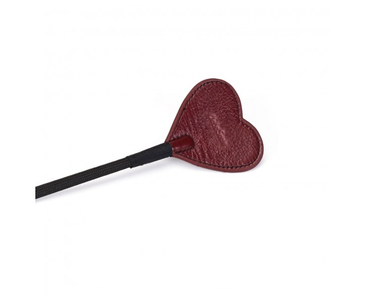 Ляскалка Liebe Seele Wine Red Riding Crop with Heart-Shape Tip