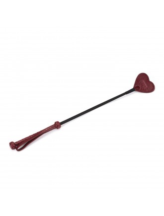 Ляскалка Liebe Seele Wine Red Riding Crop with Heart-Shape Tip