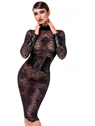 Сукня Noir Handmade F375 Noirelle Lace Corset Midi dress M