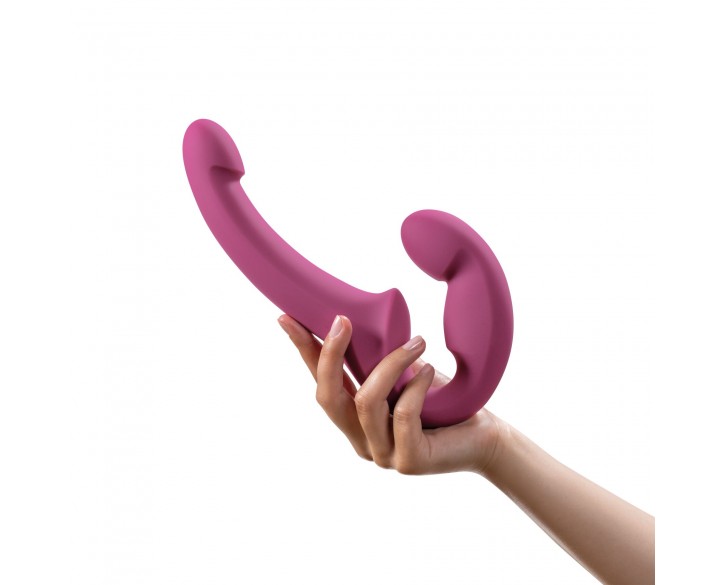 Безремінний страпон Fun Factory SHARE LITE blackberry, регульований, полегшена модель