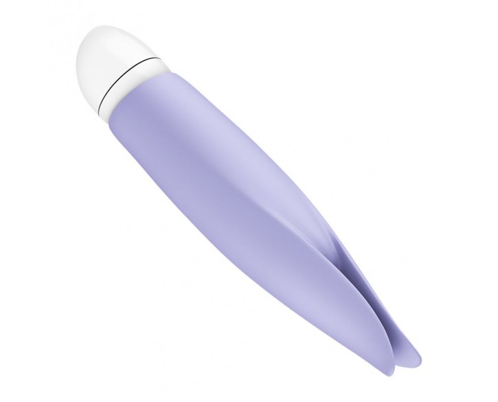 Вібратор з пелюстками Fun Factory VOLITA purple, компактний, дуже тихий, на батарейках