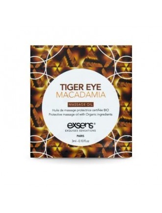 Пробник масажної олії EXSENS Tiger Eye Macadamia 3мл