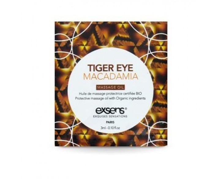 Пробник масажної олії EXSENS Tiger Eye Macadamia 3мл