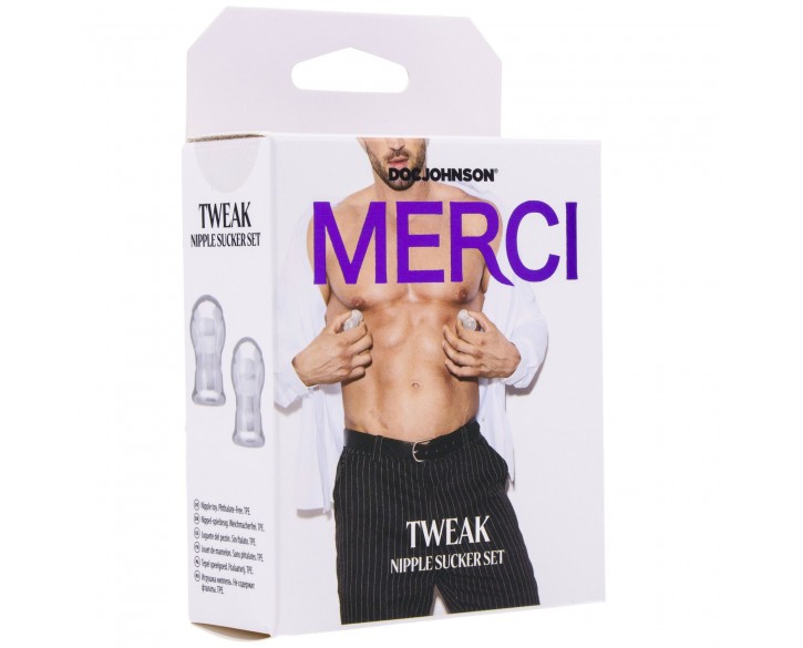 Присоски для сосків Doc Johnson Merci - Tweak - Nipple Sucker Set