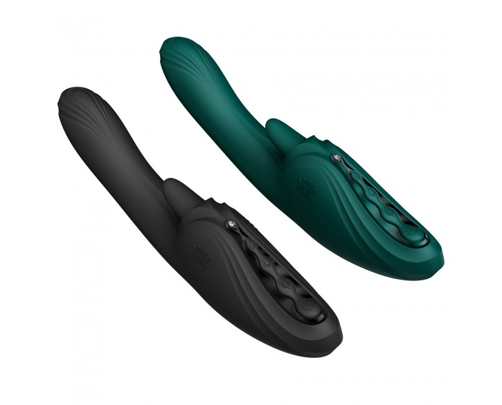 Вібратор-кролик Zalo Ares Turquoise Green