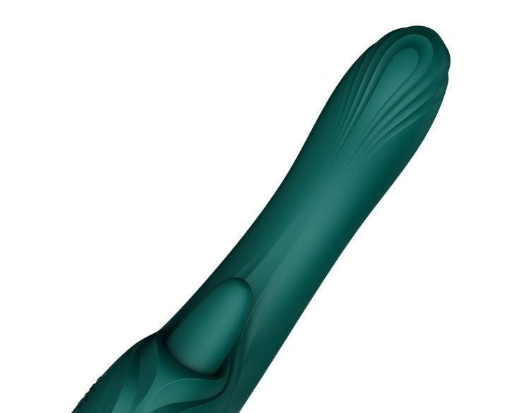 Вібратор-кролик Zalo Ares Turquoise Green