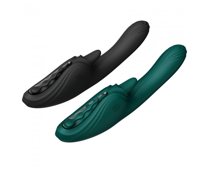 Вібратор-кролик Zalo Ares Turquoise Green