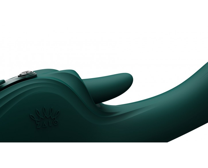 Вібратор-кролик Zalo Ares Turquoise Green