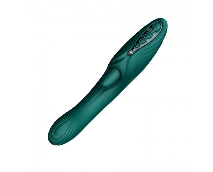 Вібратор-кролик Zalo Ares Turquoise Green