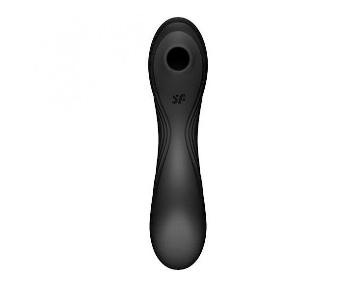 Вакуумний стимулятор з вібрацією Satisfyer Curvy Trinity 4 Black