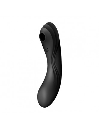 Вакуумний стимулятор з вібрацією Satisfyer Curvy Trinity 4 Black