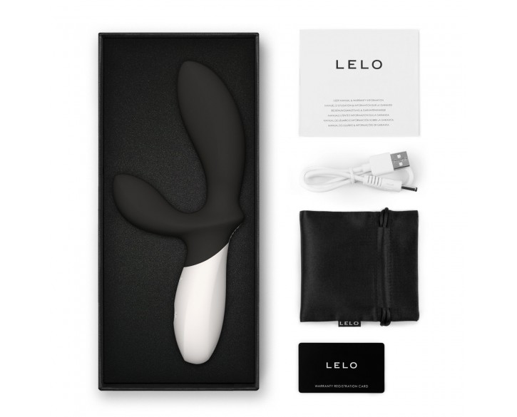 Масажер простати LELO Loki Wave 2 Black, 2 мотори, манливий рух + вібрація