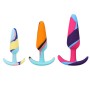 Набір анальних пробок Doc Johnson Mood Naughty 1 Kaleidoscope Trainer Set