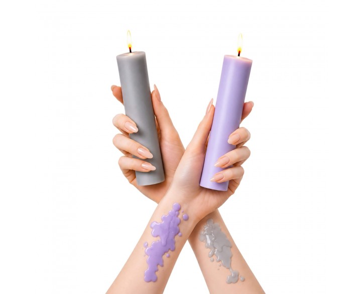 Свічка для WaxPlay Feral Feelings soft 15 см Light Purple