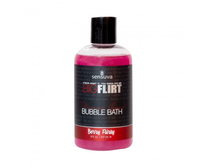 Піна для ванни Sensuva — Big Flirt Pheromone Bubble Bath — Berry Flirty (237 мл)